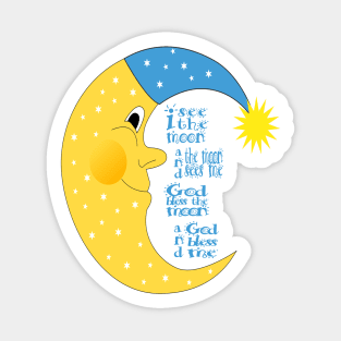 I See the Moon and the Moon Sees Me Sticker